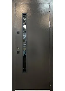 Двери Витраж Ч/Р VQ RAL 1409 Министерство Дверей