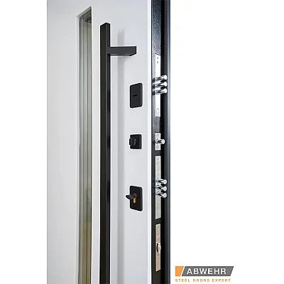 Вхідні Двері Cotage1 (KT1 з терморозривом) 496 UFO BLACK RAL 7016 Abwehr-8