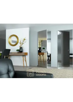 Двері Прихованого монтажу дзеркальні Family Doors