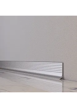 Плинтус алюминиевый Волнистый 40x11.7x2700 мм ALU-NV4011А Анод Kluchuk