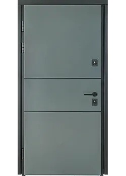 Двері COTTAGE 703/237 Metallic Grey/Вулична Vinorit Булат