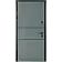 Вхідні Двері COTTAGE 703/237 Metallic Grey/Вулична Vinorit Булат-10-thumb