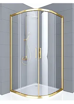 Стеклянная душевая Кабинка SlidePro Lux Альба 5