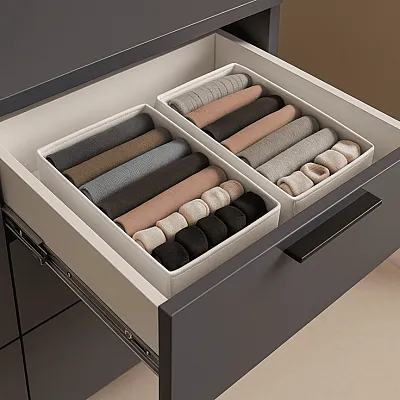 Комод на ніжках Комфорт Flex 1.5 м ДСП фасад Графіт в гардеробну-1