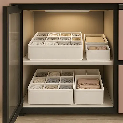 Комод з вітриною Комфорт Flex 1200 мм ДСП фасад Тоффі для посуду-1