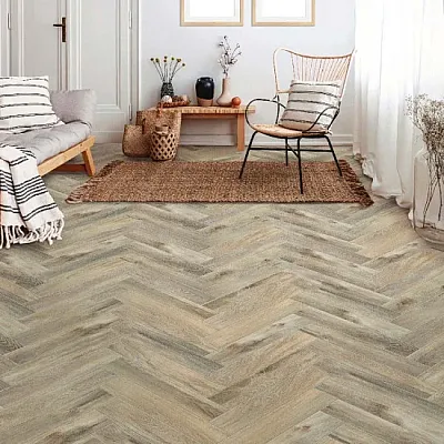 Виниловый пол SPC HDM Vinyluxe Herringbone Birmingham HRB0184-1