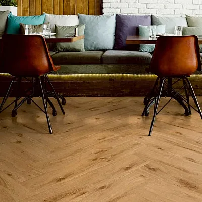 Виниловый пол ter Hurne Herringbone 2.5 Дуб Йорк 2036-1