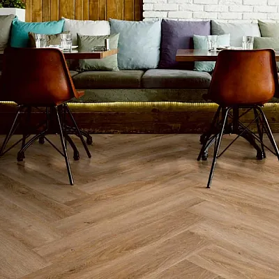 Виниловый пол ter Hurne Herringbone 2.5 Дуб Малага 2035-2