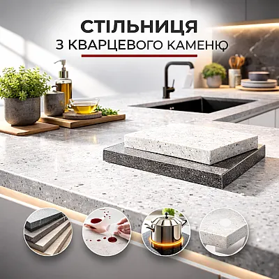 Столешница кварцевая-0