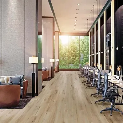 Виниловый пол Tru-stone Rigid Core Max 22 Дуб Небраска-1