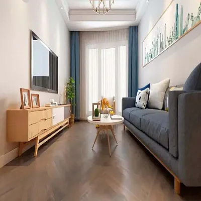 Виниловый пол Apro Authentic Herringbone Coffe Oak-1