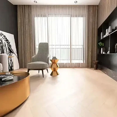 Виниловый пол Apro Wood Herringbone Desert Oak-1