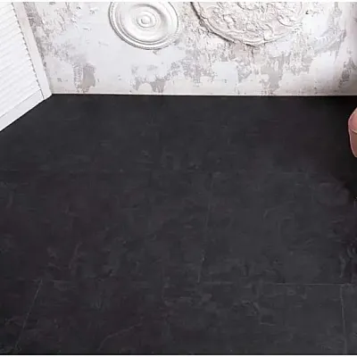 Виниловый пол Vinilam Ceramo Сланцевый Черный 61607-1