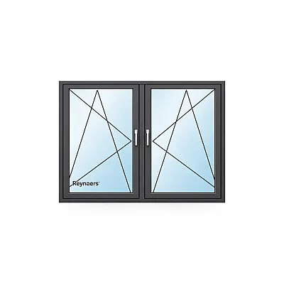 Алюмінієве вікно Reynaers CS 77 з теплоізоляцією поворотно-відкидне 2000*1600 мм-1