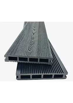 Терасна дошка Tardex Classic 3D Grand (пустотіла) Антрацит