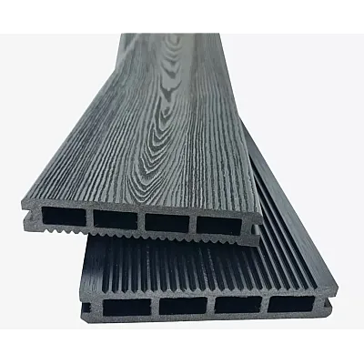 Терасна дошка Tardex Classic 3D Grand (пустотіла) Антрацит-0