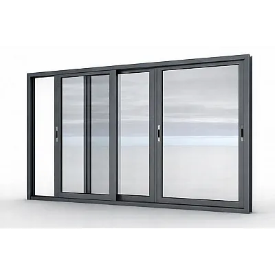 Алюминиевое окно Schuco AWS 50.NI без теплоизоляции глухое 2000*1500 мм антрацит RAL 7016-0