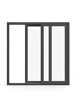 Алюминиевое окно Schüco AWS 75.SI + с повышенной теплоизоляцией панорамное глухое 1800*1500 мм