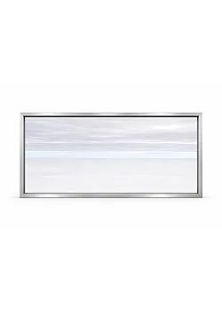 Алюмінієве вікно Schüco AWS 75.SI + з підвищеною теплоізоляцією панорамне глухе 3000*2200 мм анодований сріблястий металік