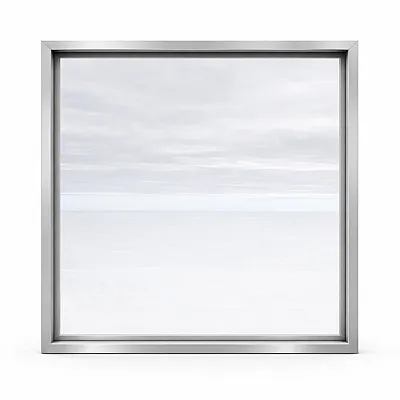 Алюминиевое окно Schüco AWS 90.SI+ с повышенной теплоизоляцией панорамное глухое 2200*3000 мм-0