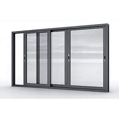 Алюминиевая параллельно раздвижная система Schüco ASE 70.HI с теплоизоляцией 2000*1000-0