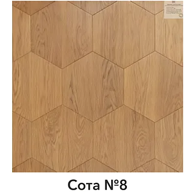 Інженерна дошка Шен ДУБ Шестикутник Hexagon 346 мм Селект-0