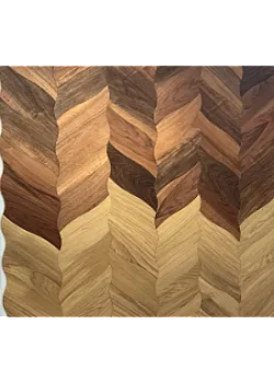 Инженерная доска Шен ДУБ Геометрический листок Натур