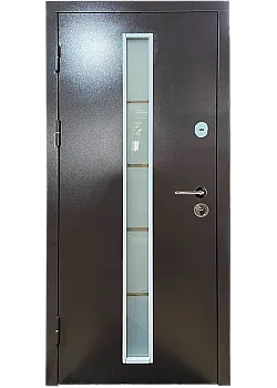 Двері СТ-101 RAL 8019/Дуб бронзовий ТМ Artiz