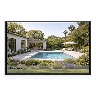 Алюминиевое окно Reynaers CS 77 с теплоизоляцией глухое 3000*2000 мм-0