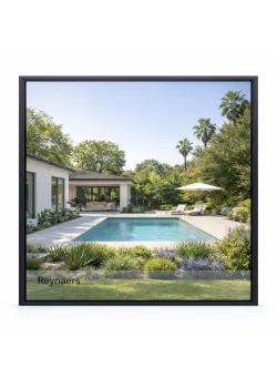 Алюминиевое окно Reynaers CS 77 с теплоизоляцией глухое 1500*2700 мм