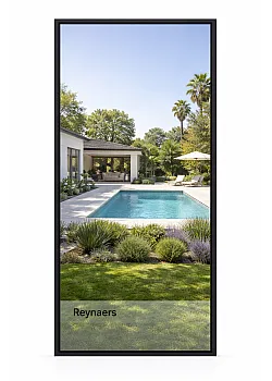 Алюминиевое окно Reynaers MasterLine 8 HI+ с повышенной теплоизоляцией глухое 1200*2400 мм