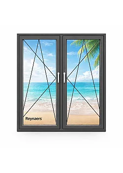 Алюмінієве вікно Reynaers MasterLine 8 HI+ з підвищеною теплоізоляцією поворотно-відкидне 1700*2200 мм