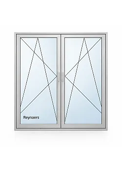 Алюминиевое окно Reynaers CS 77 с повышеной теплоизоляцией поворотно-откидное 1500*1700 мм