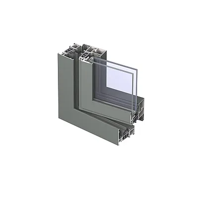 Алюминиевое окно Reynaers CS 77 с повышеной теплоизоляцией поворотно-откидное 1500*1700 мм-2