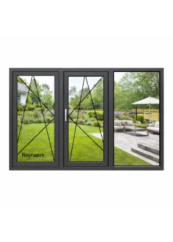 Алюминиевое окно Reynaers MasterLine 8 HI+ с повышеной теплоизоляцией поворотно-откидное 3300*1600 мм