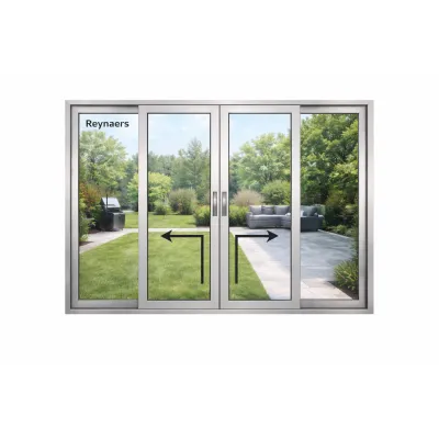 Алюмінієва підйомно розсувна система Reynaers MasterPatio з теплоізоляцією 3200*1800 мм-0