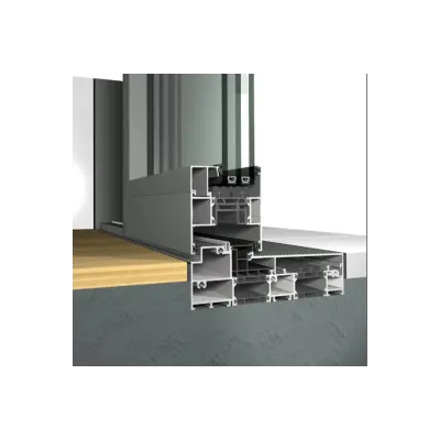 Алюминиевая подъемно раздвижная система Reynaers MasterPatio с теплоизоляцией 3200*1800 мм-2