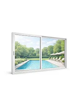 Алюминиевая подъемно раздвижная система Reynaers MasterPatio с теплоизоляцией 2500*2500 мм