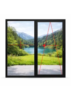 Алюминиевая подъемно раздвижная система Reynaers MasterPatio с теплоизоляцией 2000*2500 мм