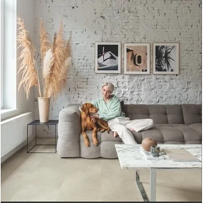 Вінілова підлога Quick Step Illume Бетон пісковик AVMTU40274-1