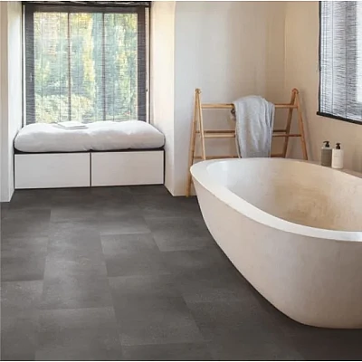 Вінілова підлога Quick Step Oro Base Tiles Вулканічний камінь AVSTT40231-1