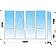 Панорамные металлопластиковые окна WDS 7S 3400x2150 мм-3-thumb