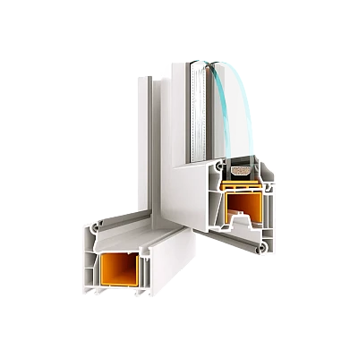 Металлопластиковое окно WDS 5S четырехстворчатое с двумя поворотно-откидными створками 3100x1800 мм-3