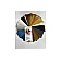 Металлопластиковое окно VEKA Softline четырехстворчатое с двумя поворотно-откидными створками 3100x900 мм-4-thumb