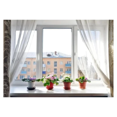 Металопластикове вікно Rehau Euro 70 тристулкове з поворотно-відкидною стулкою 2600x700 мм-2