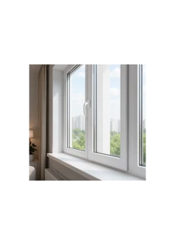 Металлопластиковое окно WDS 6S трёхстворчатое с поворотно-откидной створкой 2200x1300 мм