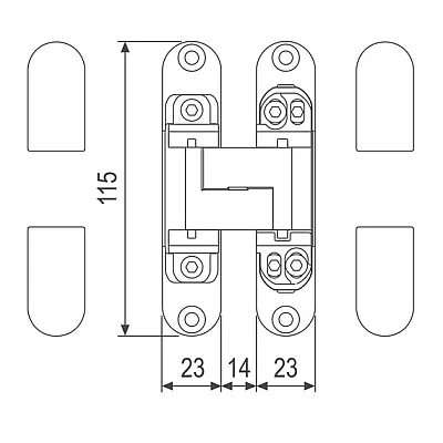 Петля AGB 3.0 1шт-2