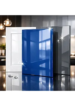 Фарбований глянцевий фасад