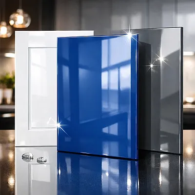 Крашенный глянцевый фасад-0