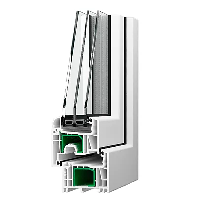 Балконный блок Salamander StreamLine 76 с глухим панорамным окном в пол 2100 x 2000 мм-1